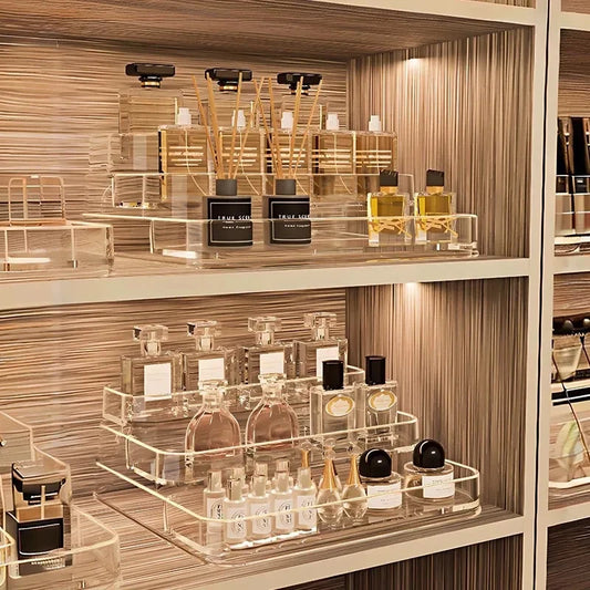 Acrylic Makeup Organizer Shelf